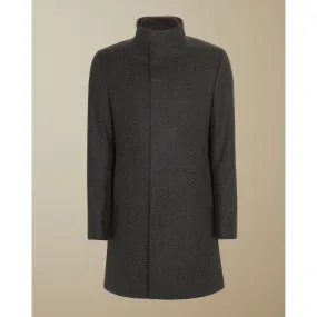 Men Mmo-Margate-Tc9M-Funnel Neck Coat - Charcoal