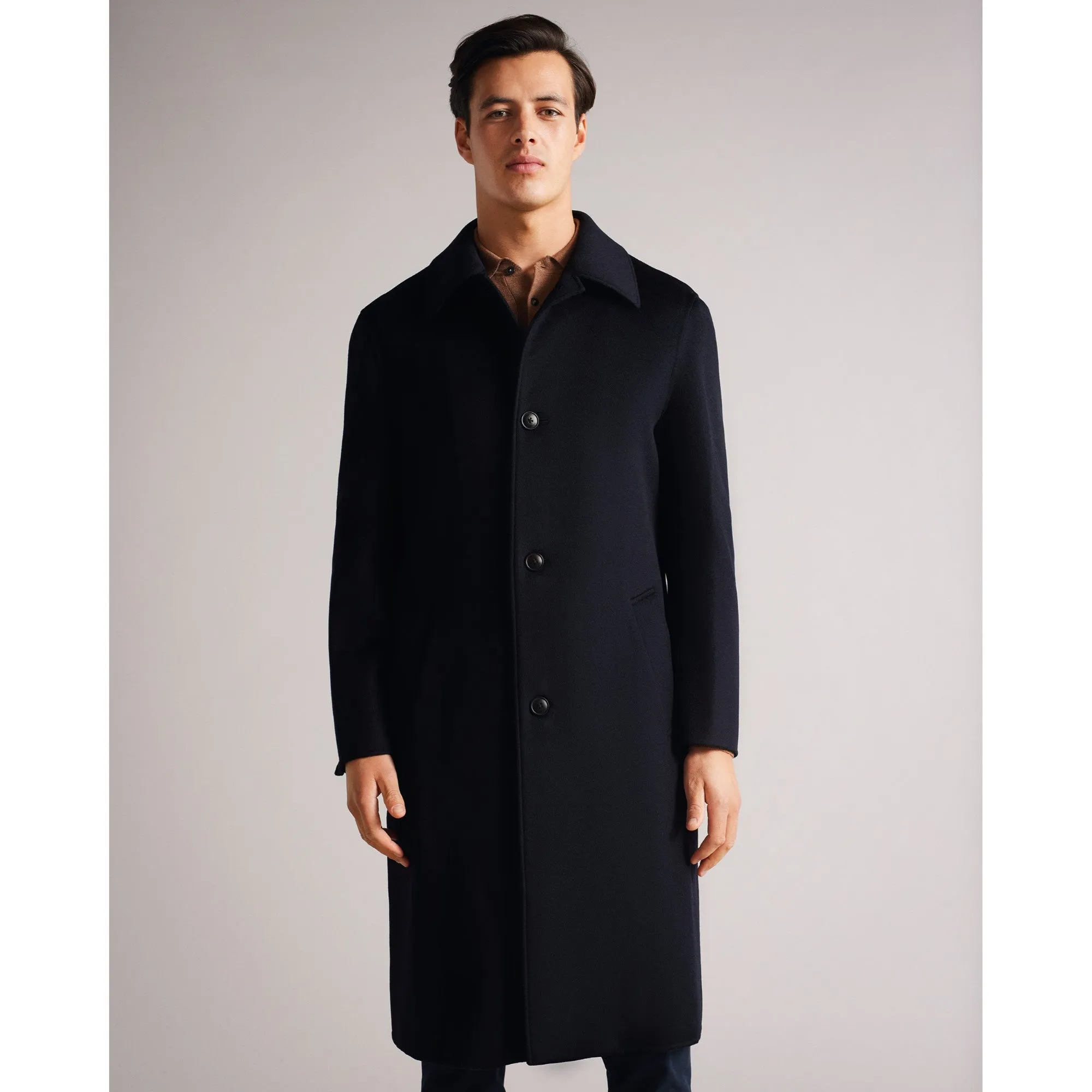 Men Mmo-Powpow-Wool Carcoat - Navy