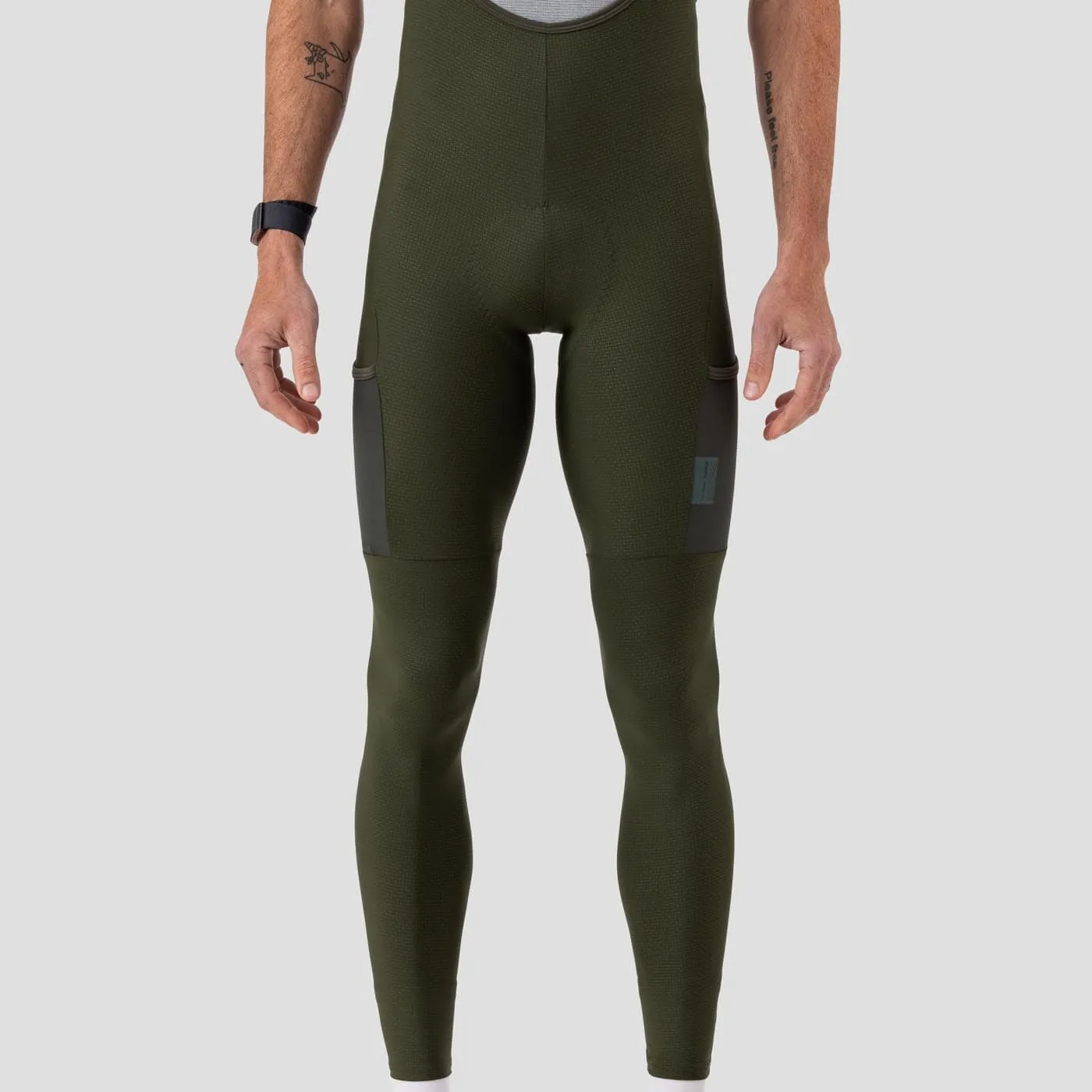 Men's Lightweight Cargo Bib Tight - Olive