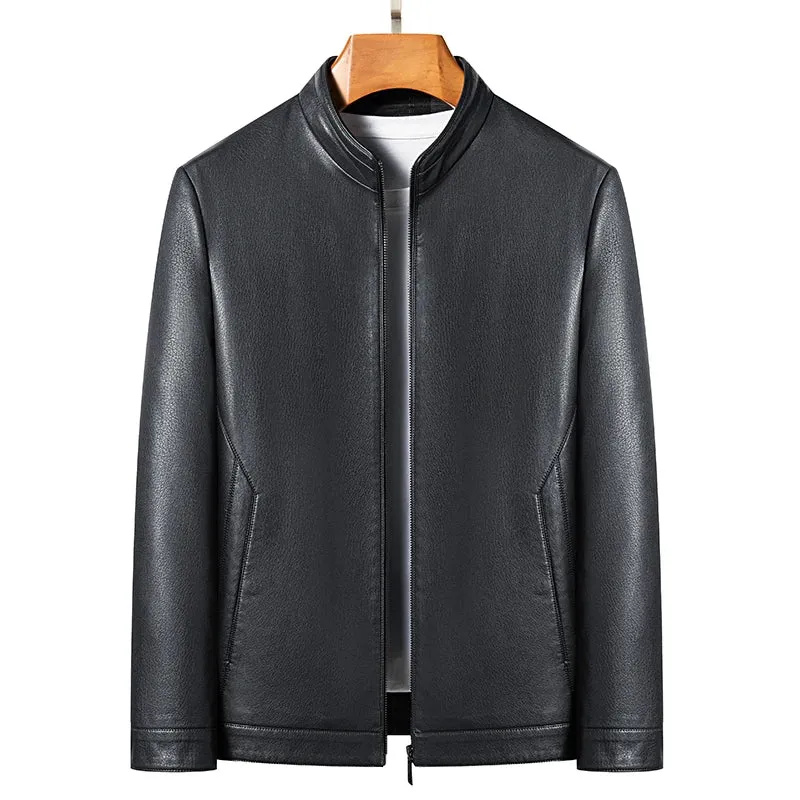 Men's New Premium Natural Sheep Leather Jacket