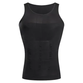 Men's Slimming Compression Vest - Seamless Waist Trainer Tank Top for Belly Control and Weight Loss Shapewear