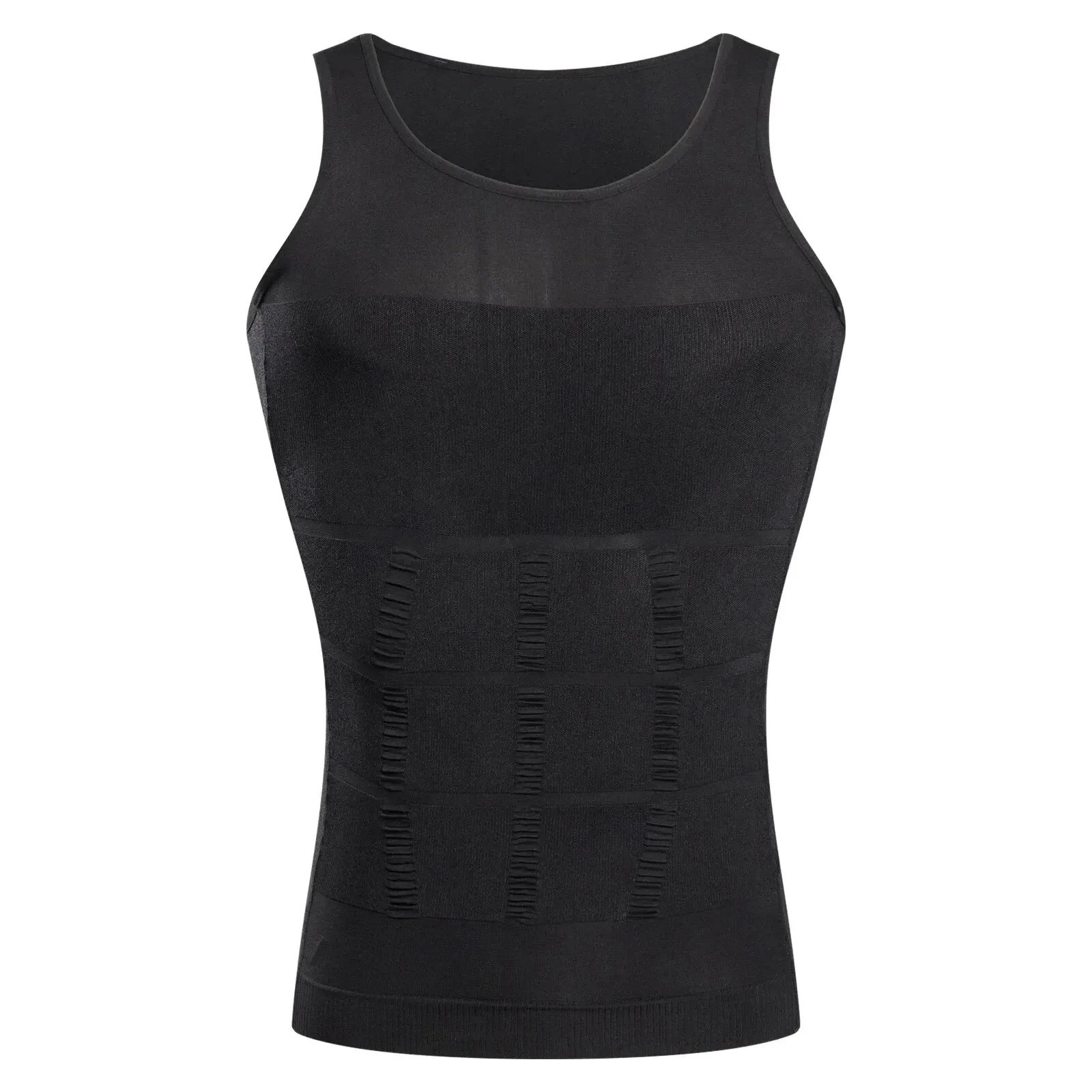 Men's Slimming Compression Vest - Seamless Waist Trainer Tank Top for Belly Control and Weight Loss Shapewear