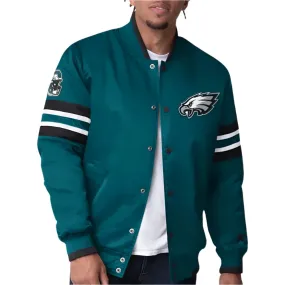 NFL Scout I Philadelphia Eagles Satin Jacket Men and Women