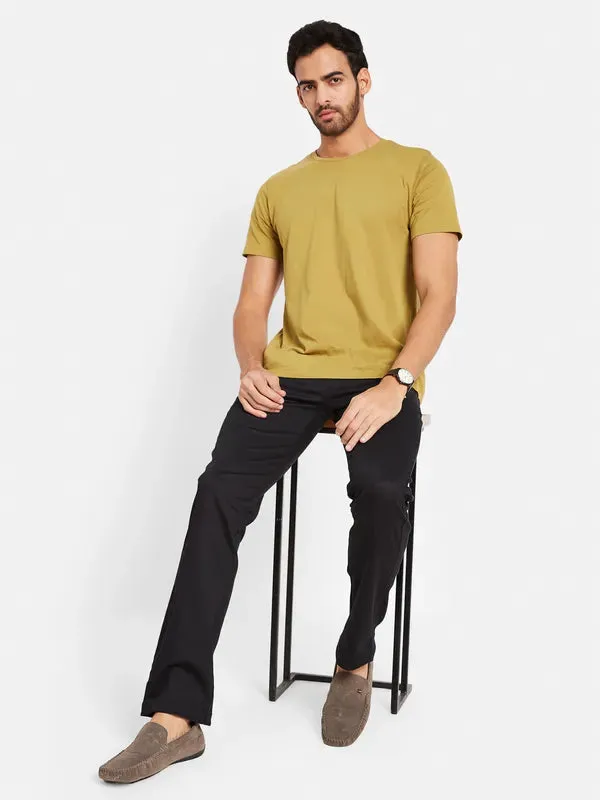 Octave Men Mid Rise Cotton Chinos