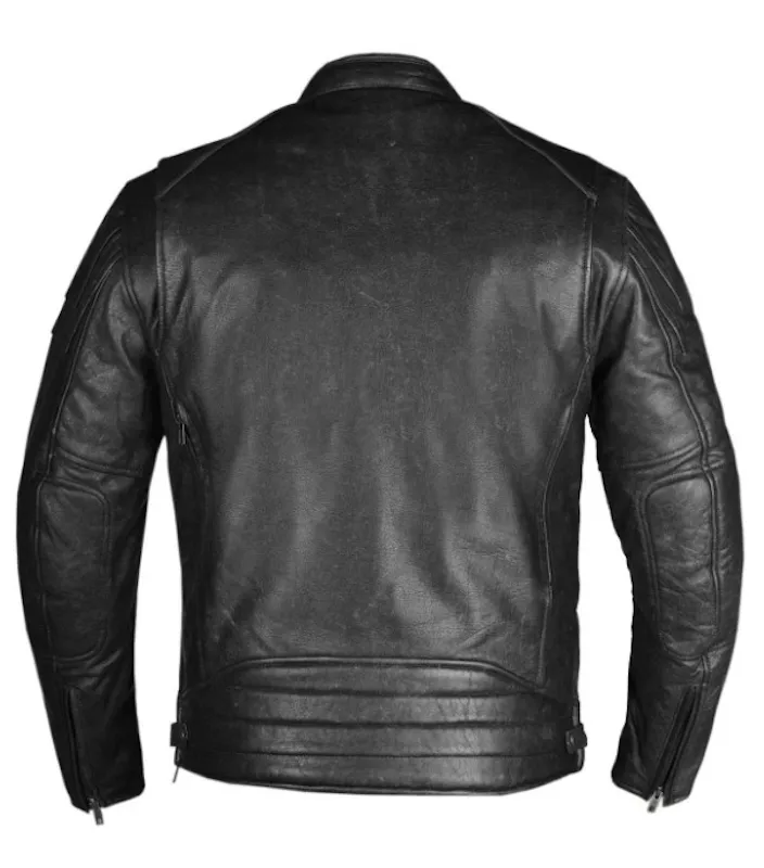 Padded Leather Jacket 6944