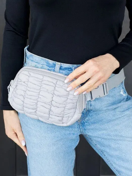 Perfectly Quilted Sling Belt Bag