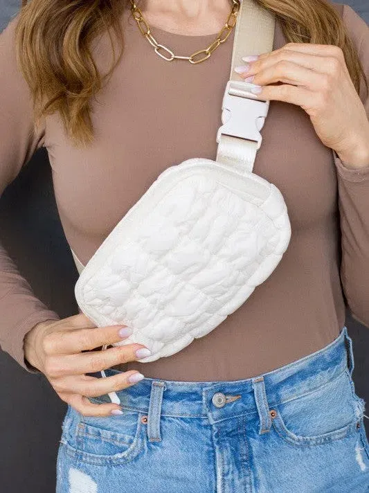 Perfectly Quilted Sling Belt Bag