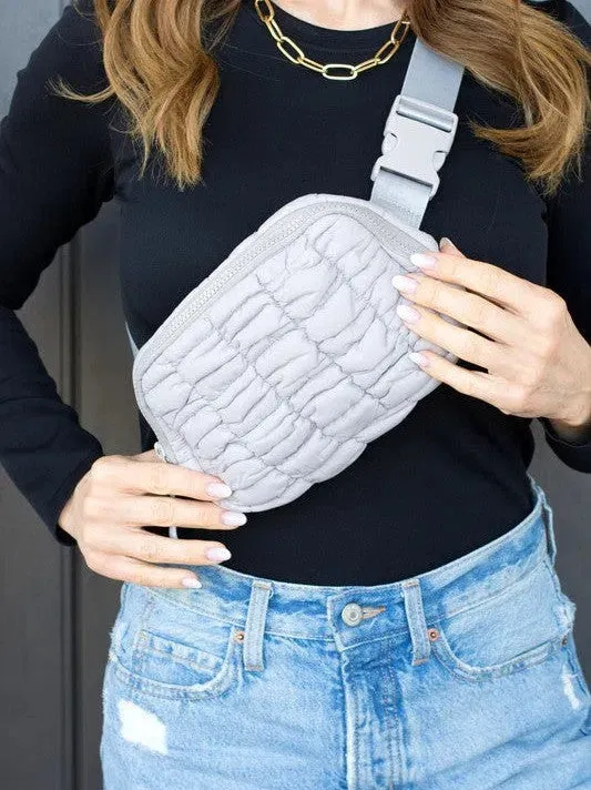 Perfectly Quilted Sling Belt Bag