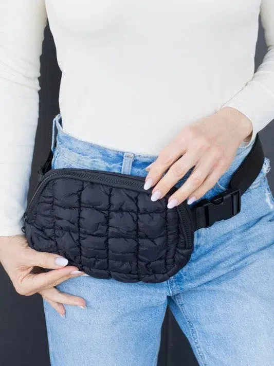 Perfectly Quilted Sling Belt Bag