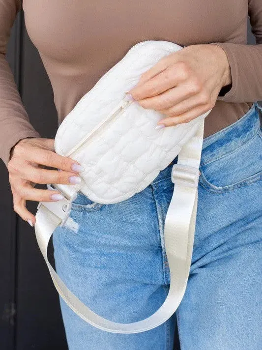 Perfectly Quilted Sling Belt Bag