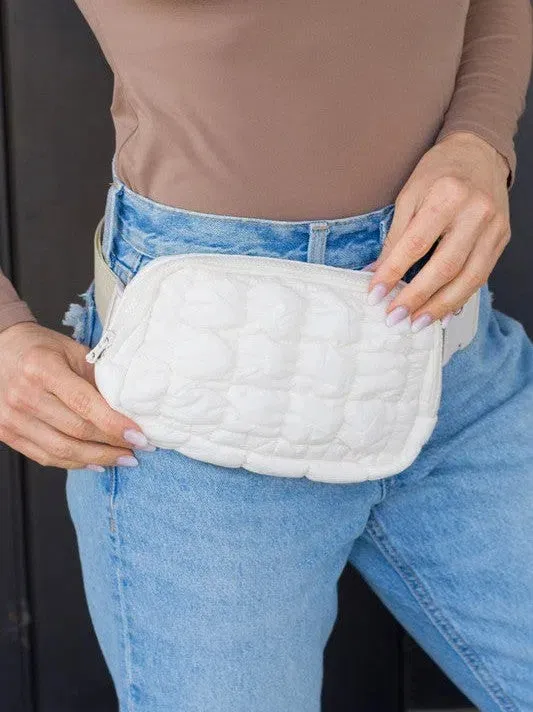 Perfectly Quilted Sling Belt Bag