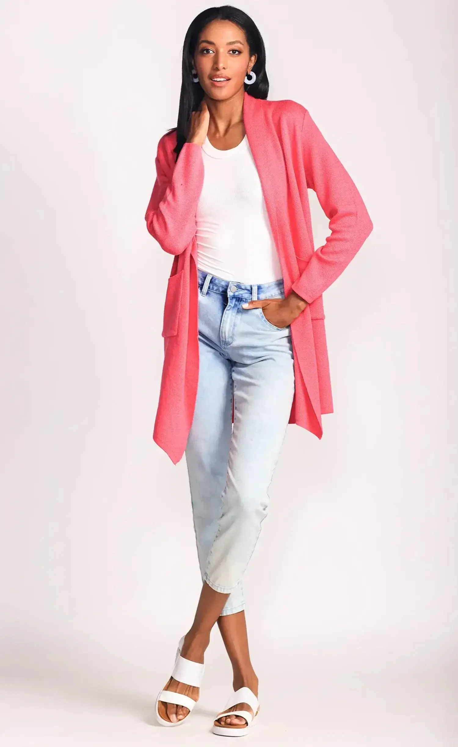 Pink Martini SW-2424 The District Light Weight Cardigan