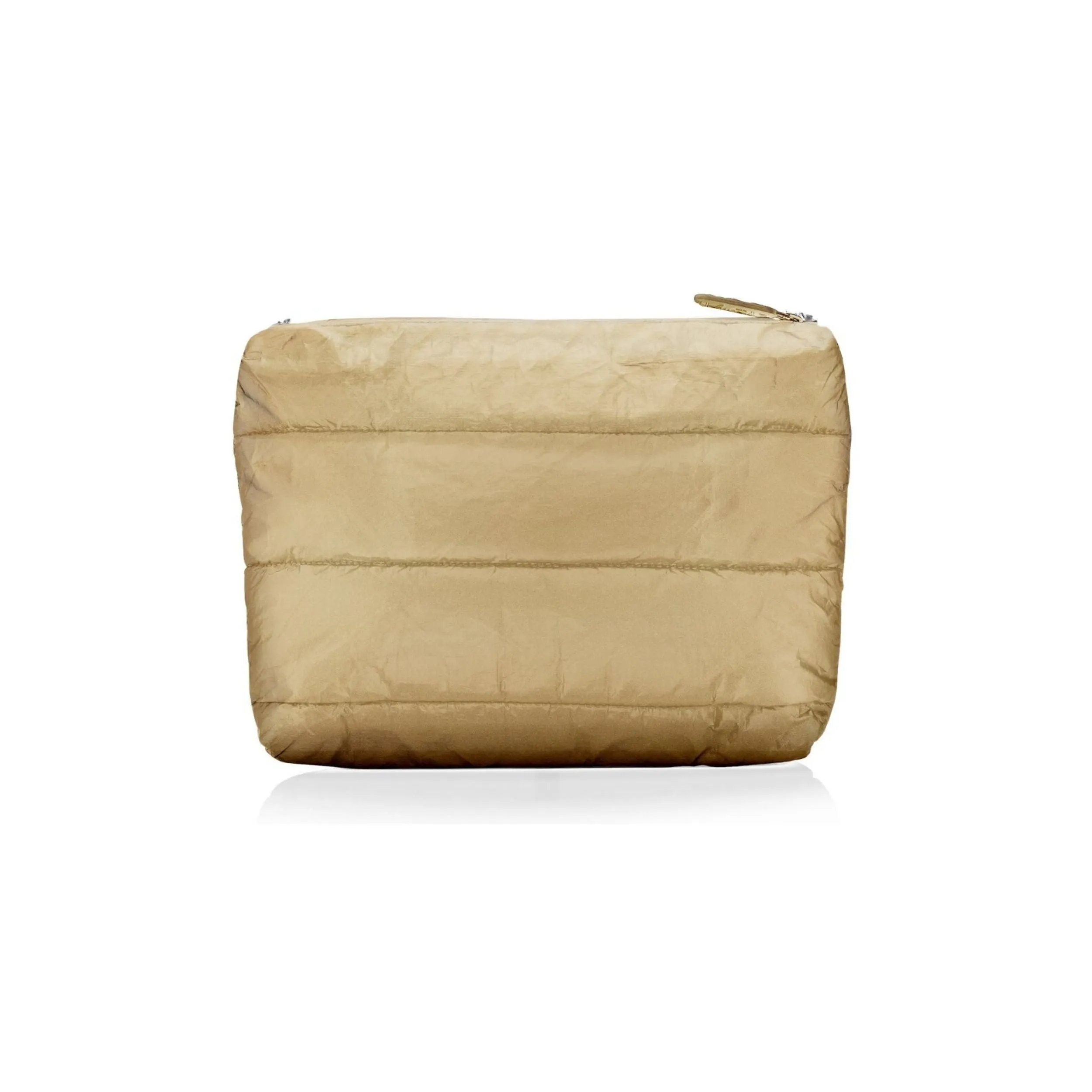 Puffer Clutch in Gold