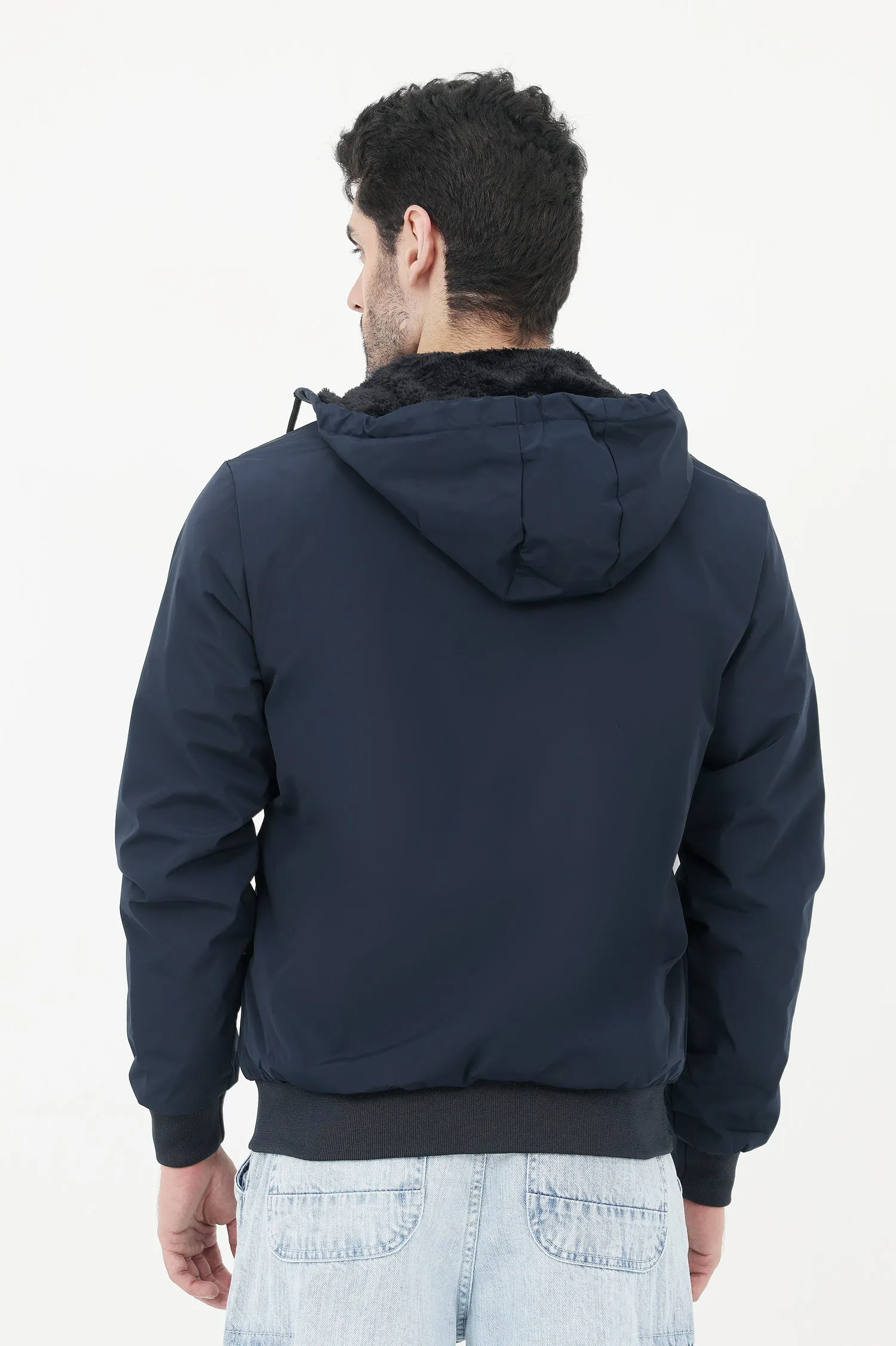 PUFFER JACKET-NAVY