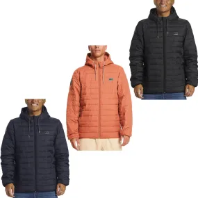 Quiksilver Mens Scaley Hooded Puffer Jacket