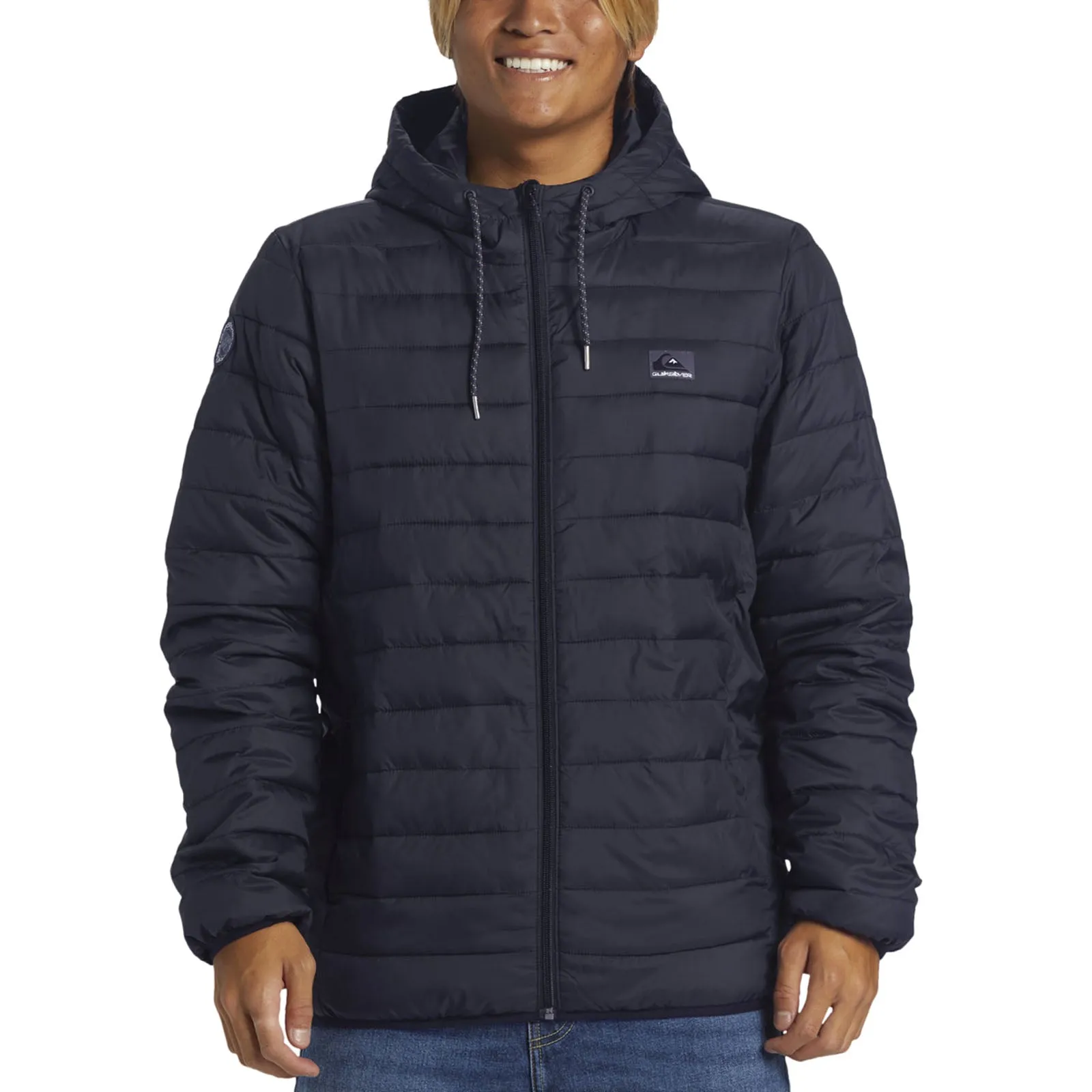 Quiksilver Mens Scaley Hooded Puffer Jacket