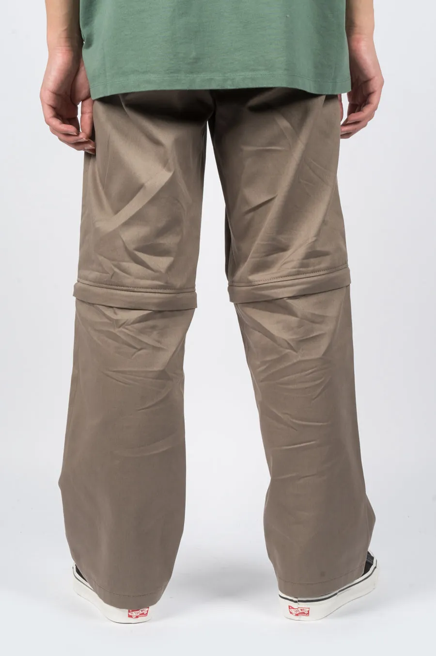 RASSVET ZIP OFF CHINOS KHAKI