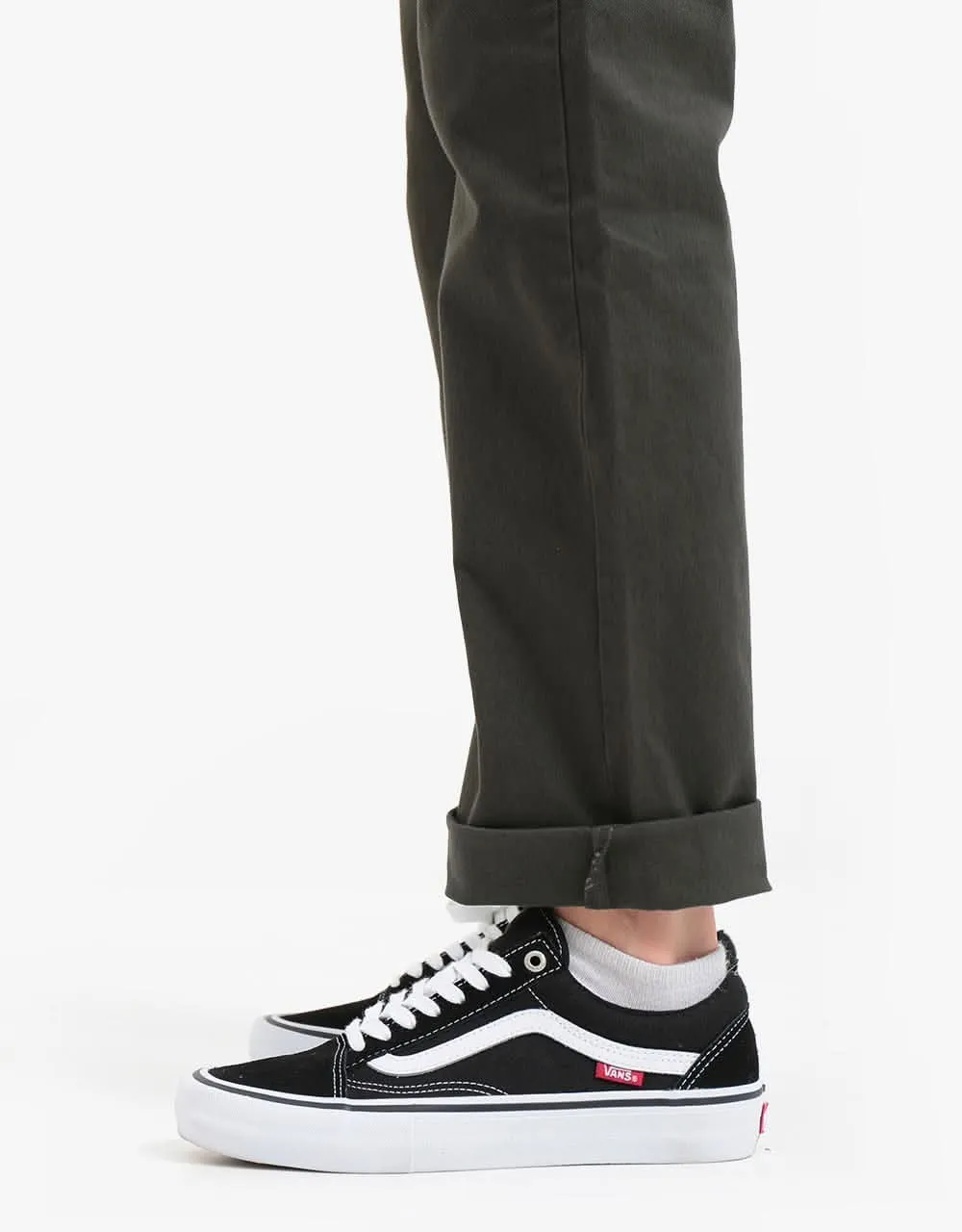 Route One Premium Relaxed Fit Chinos - Army