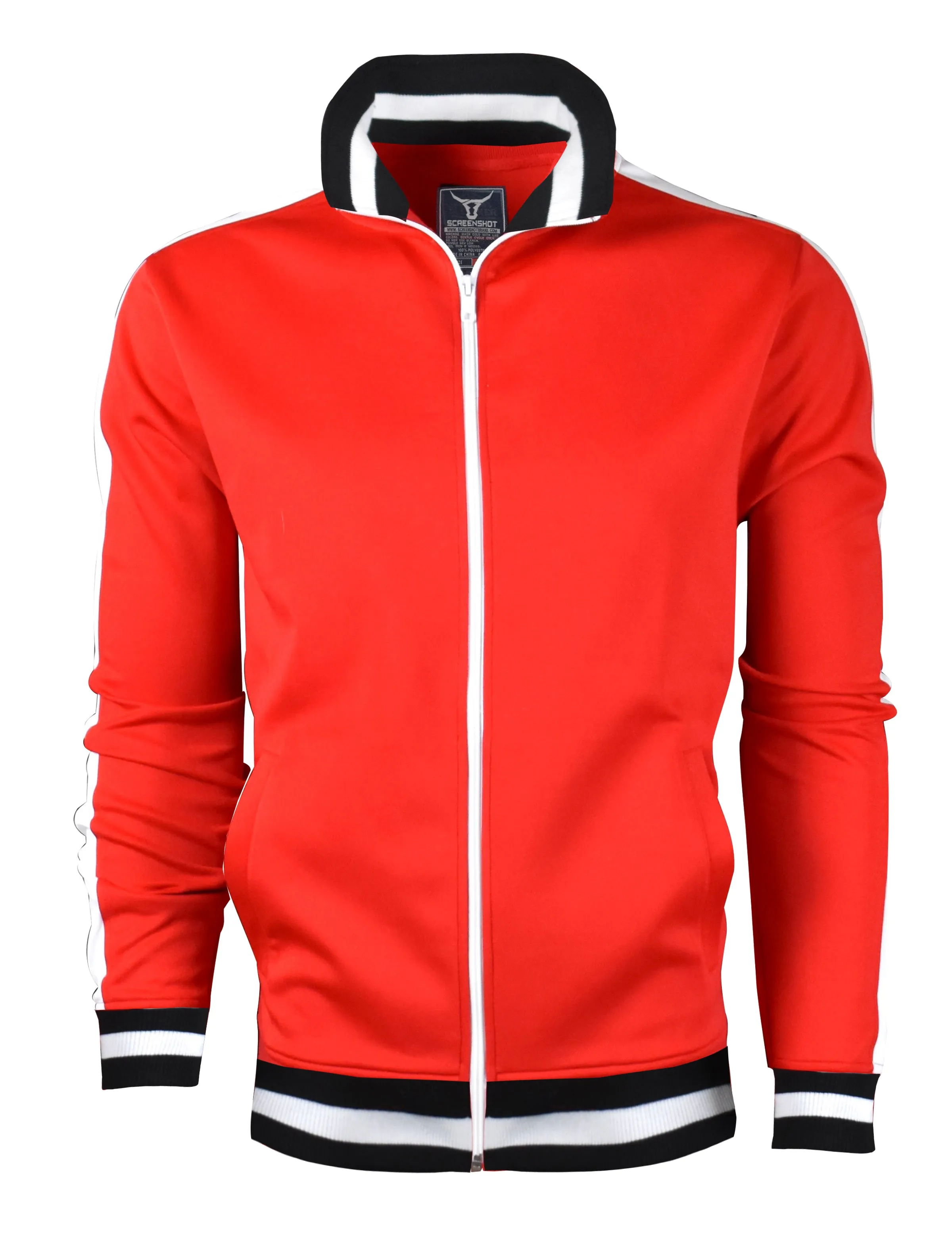 S51700-BASIC TRACK JACKET-RED