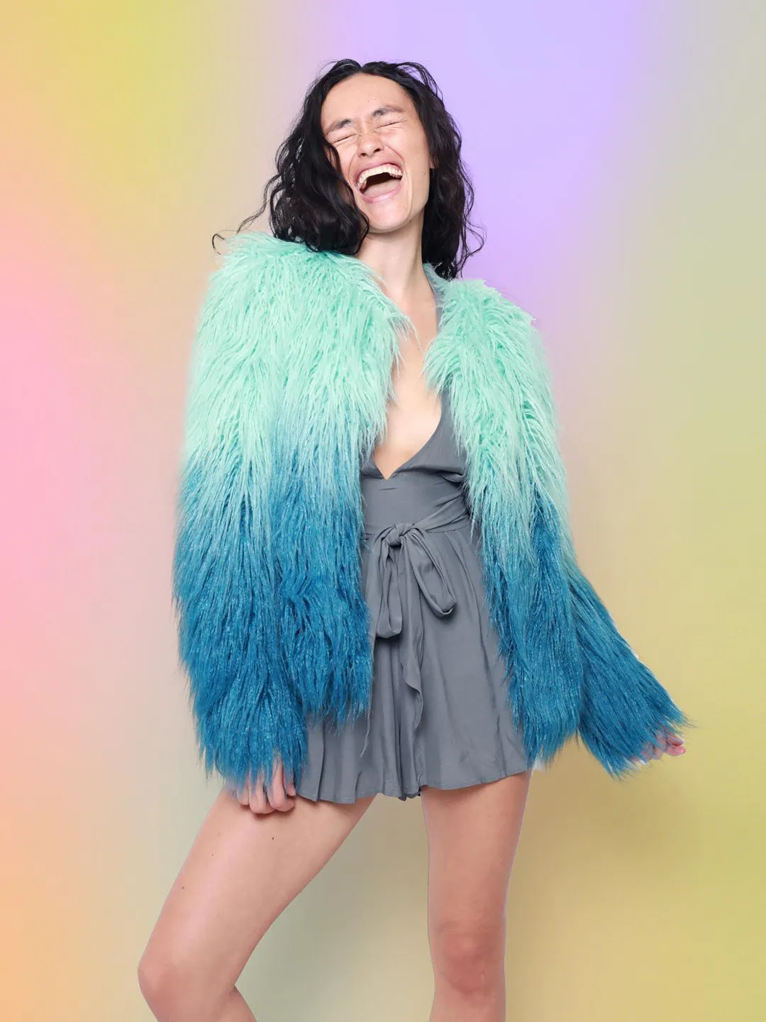 Sea Alpaca Faux Fur Bomber Jacket | Women's