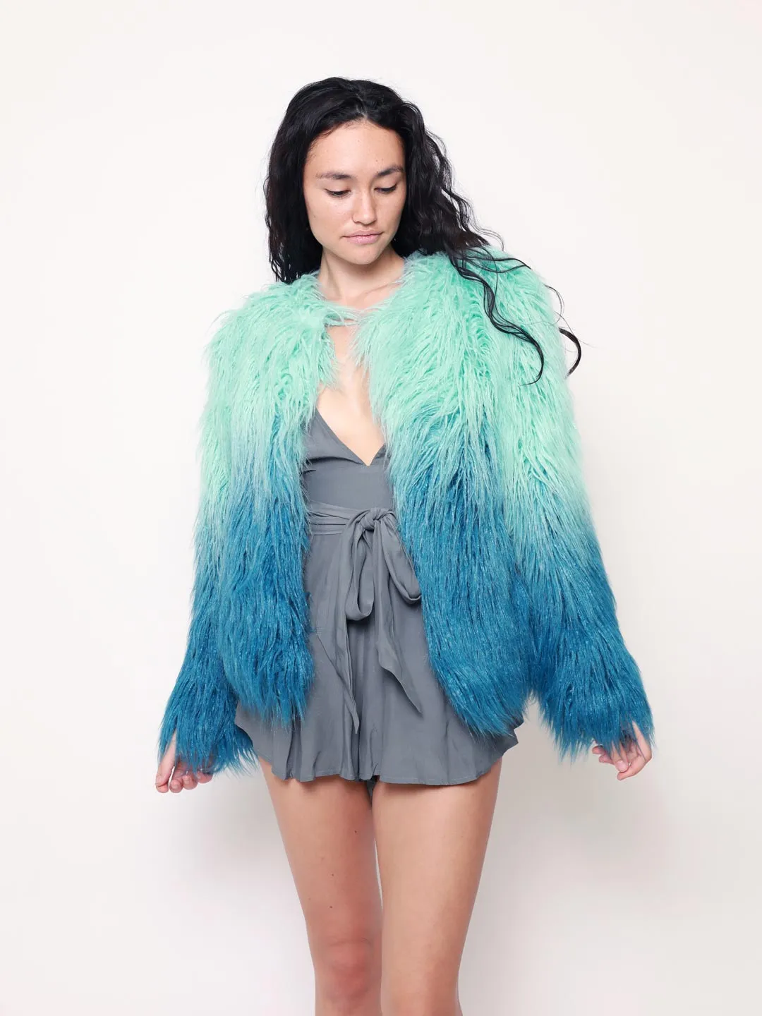 Sea Alpaca Faux Fur Bomber Jacket | Women's