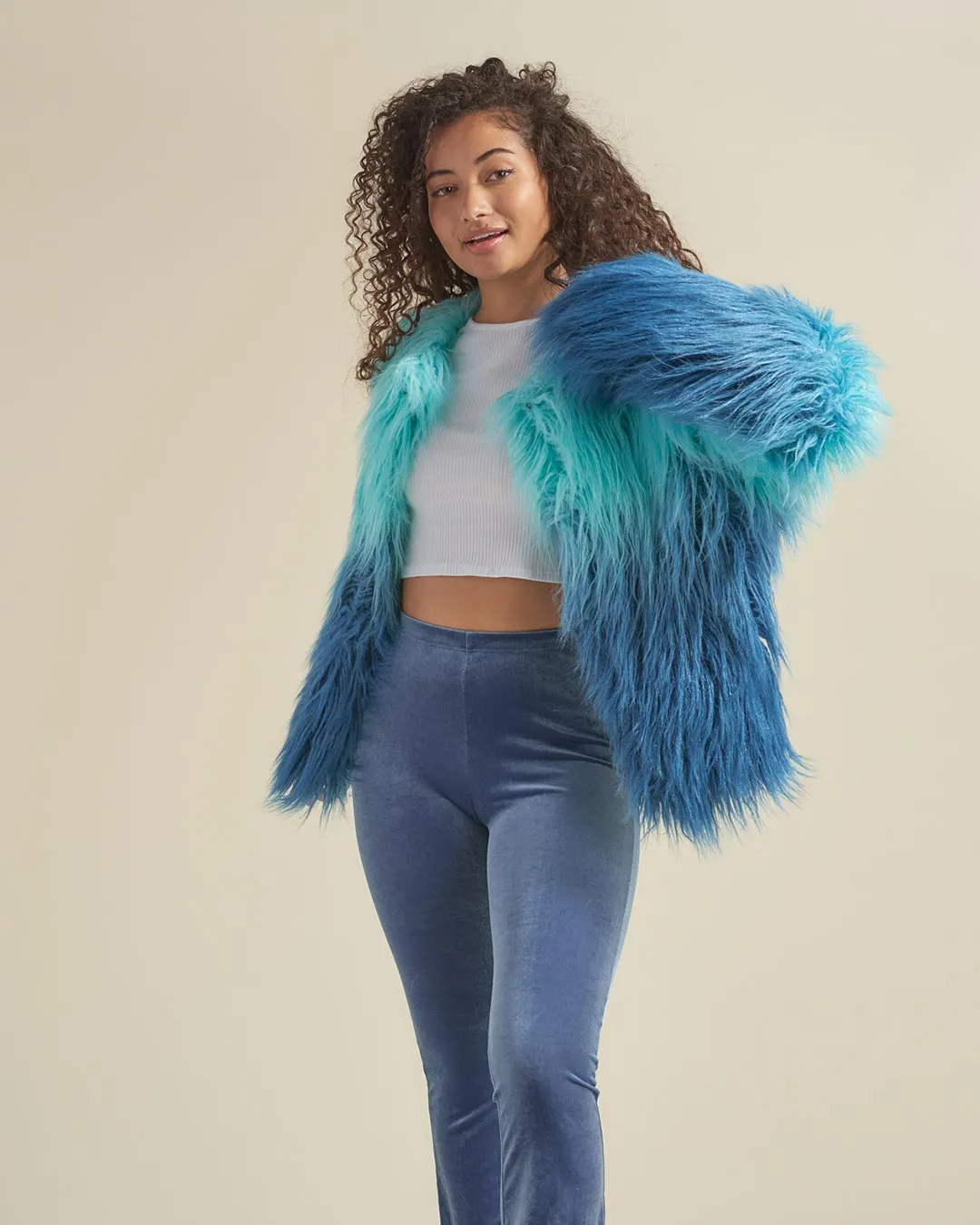 Sea Alpaca Faux Fur Bomber Jacket | Women's