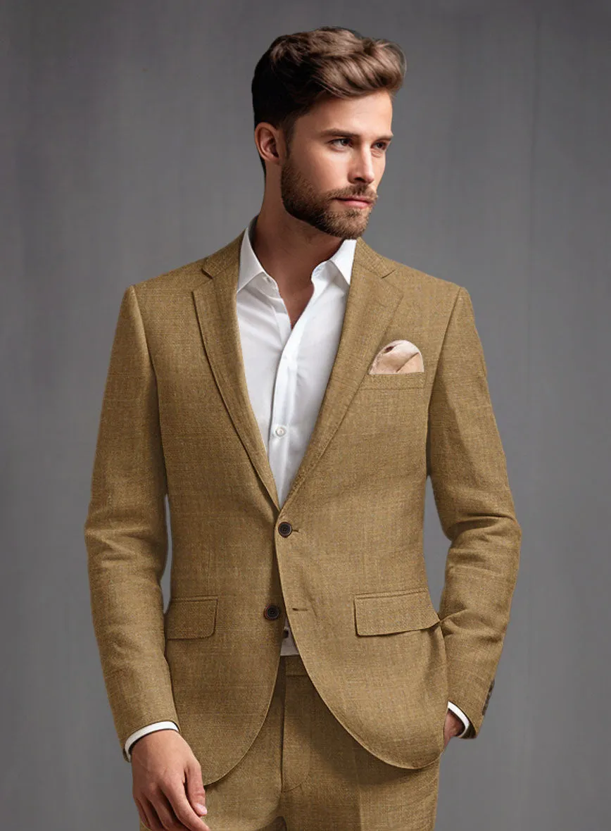 Sepia Brown Linen Jacket