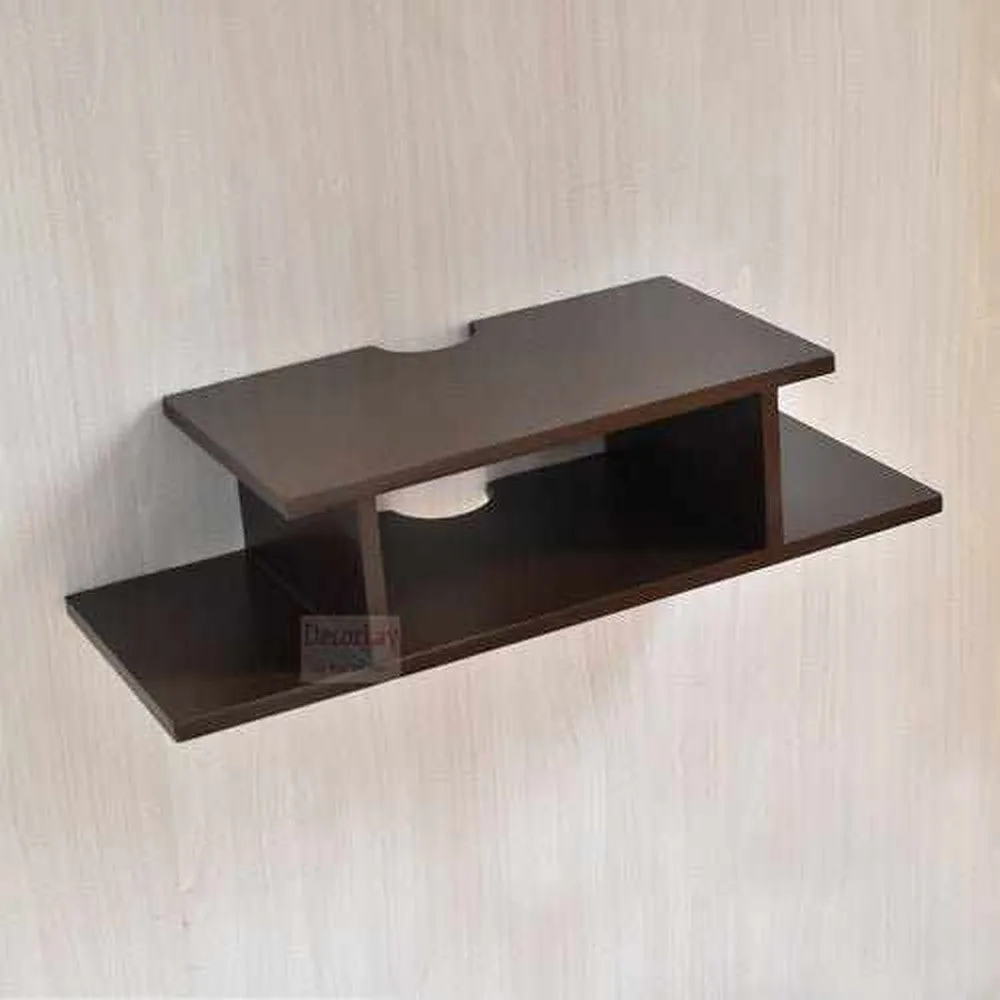 Set Top Box Holder Stand Wall Mounted Floating Shelf  24 x 8 x 4.5 inches