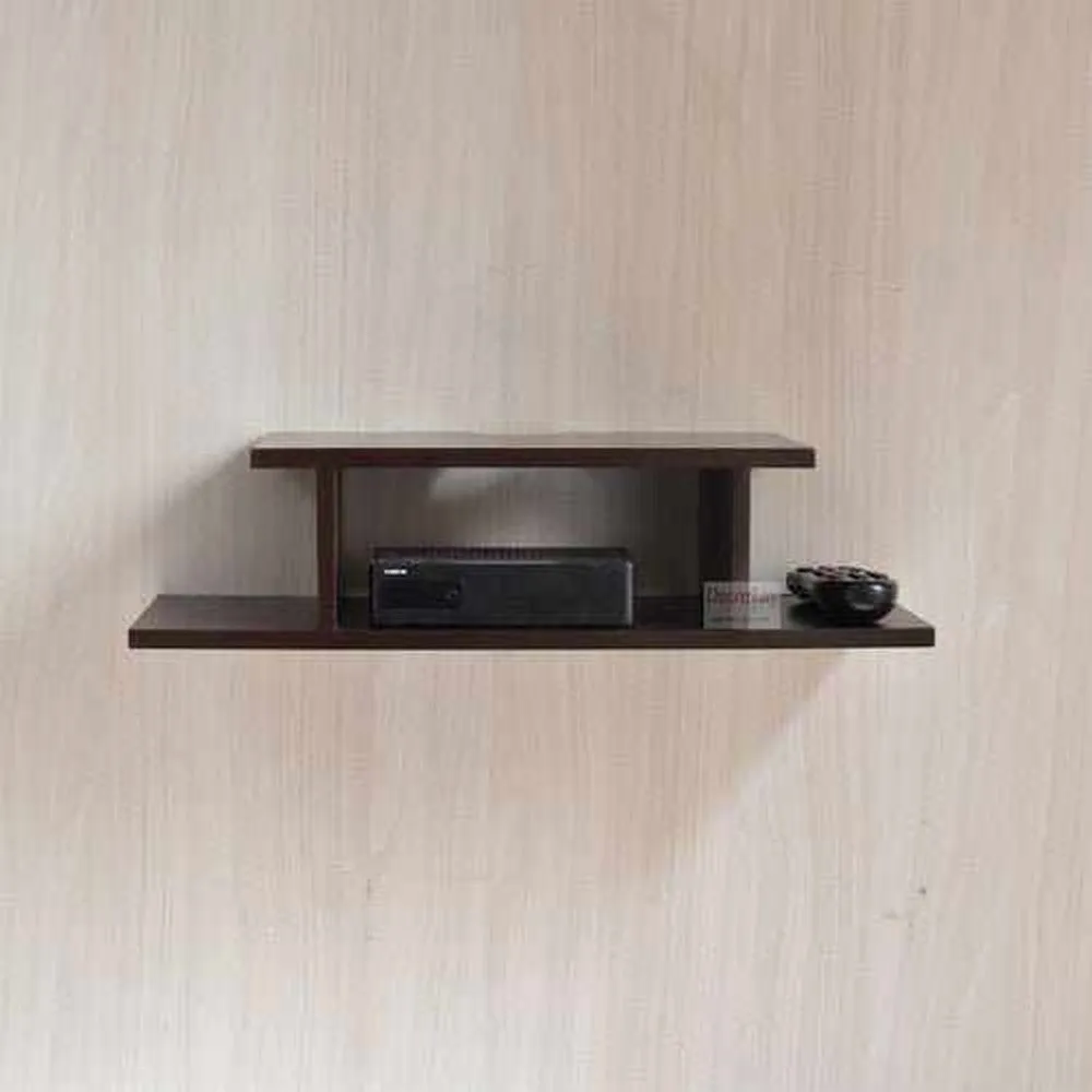 Set Top Box Holder Stand Wall Mounted Floating Shelf  24 x 8 x 4.5 inches