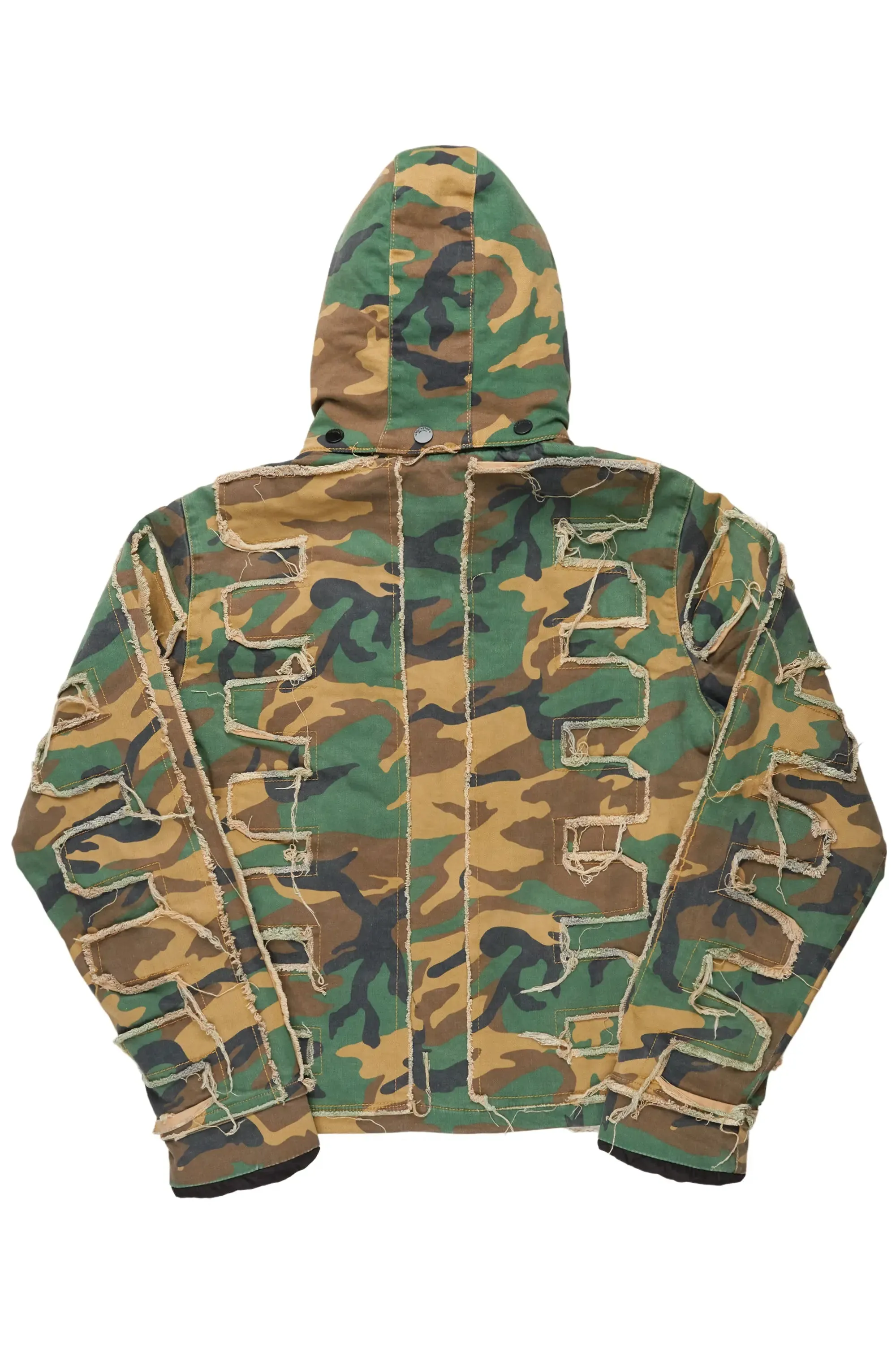 Shake Faded Camo Puffer Jacket