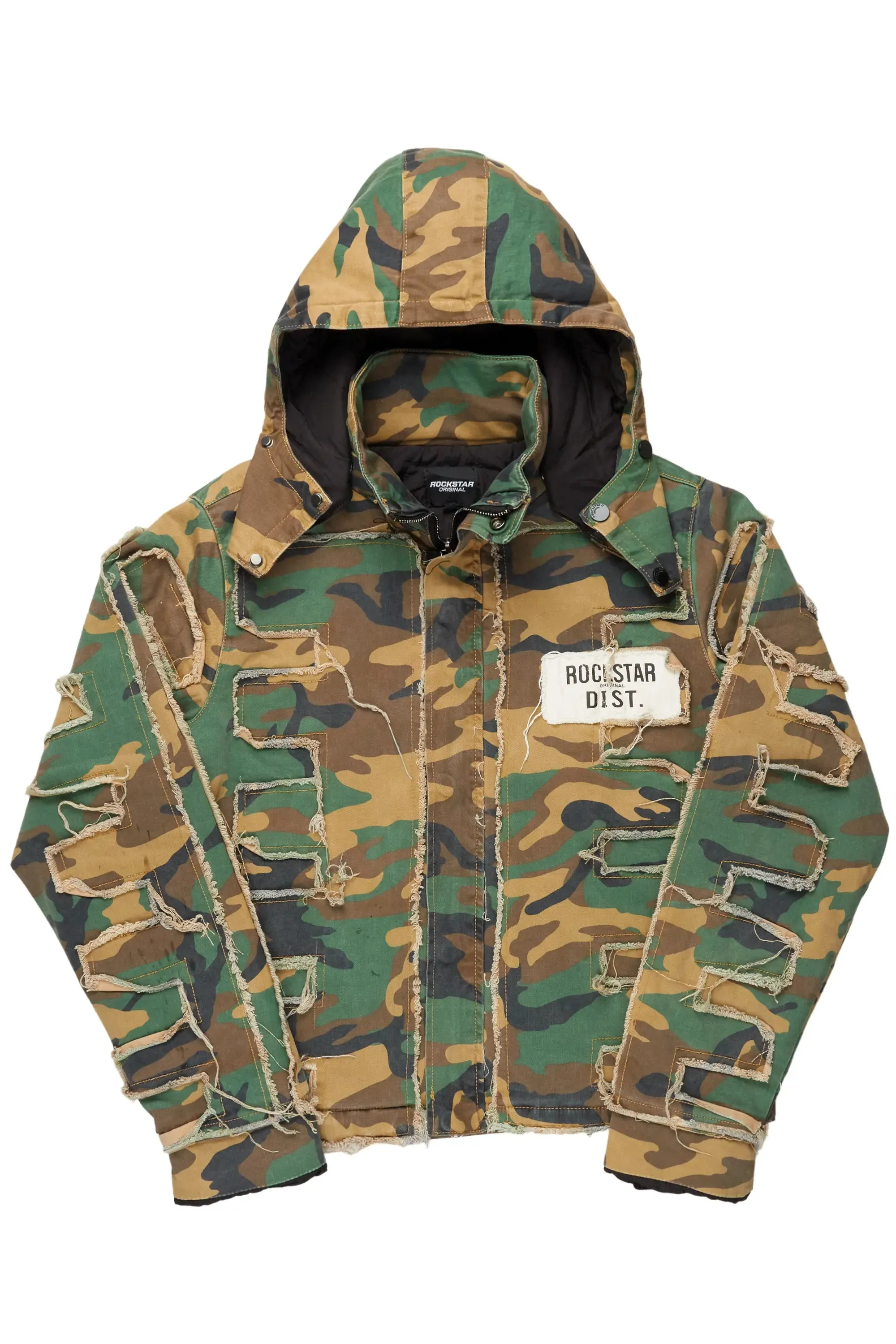 Shake Faded Camo Puffer Jacket