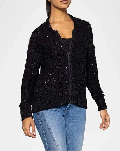 Shimmer & Shaker Bomber Black