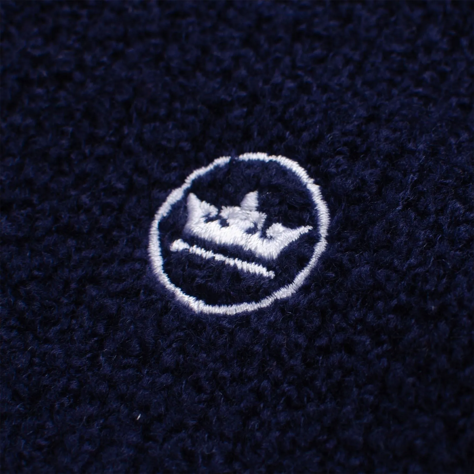 Snowcap Full Button Cardigan Navy - AW22