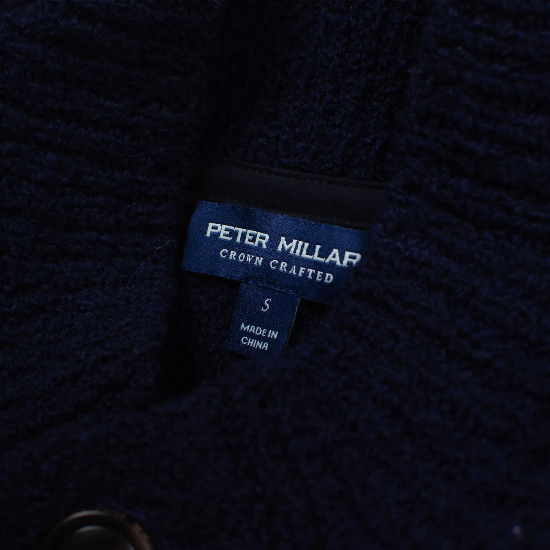 Snowcap Full Button Cardigan Navy - AW22