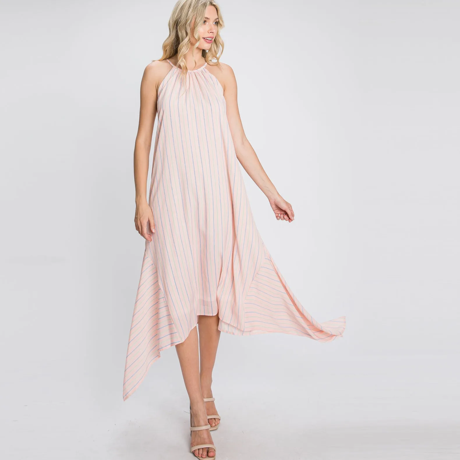 Soft Embrace Pin Stripe Dress