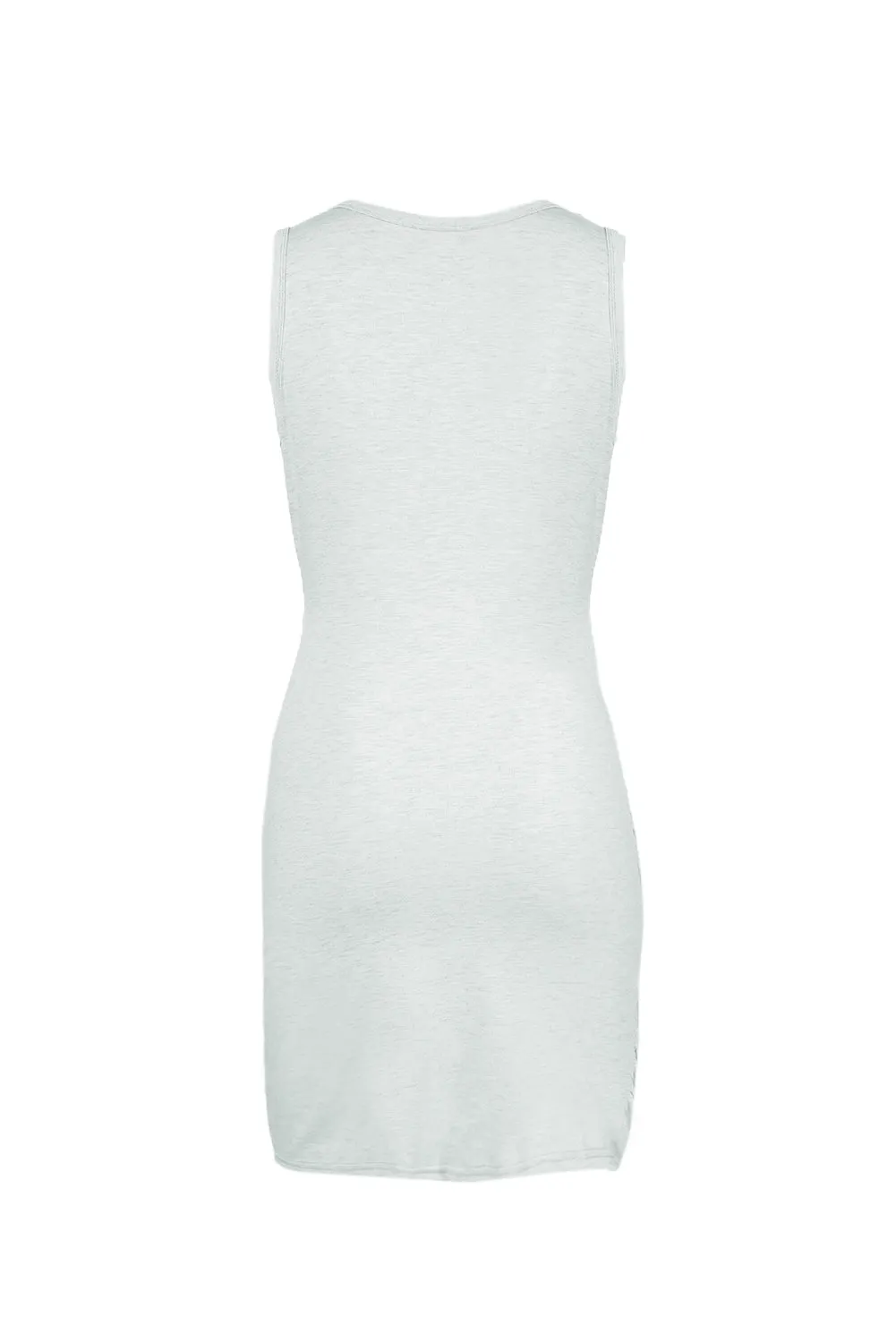 Solid Color Ruched Cut Out Waist Bodycon Dress