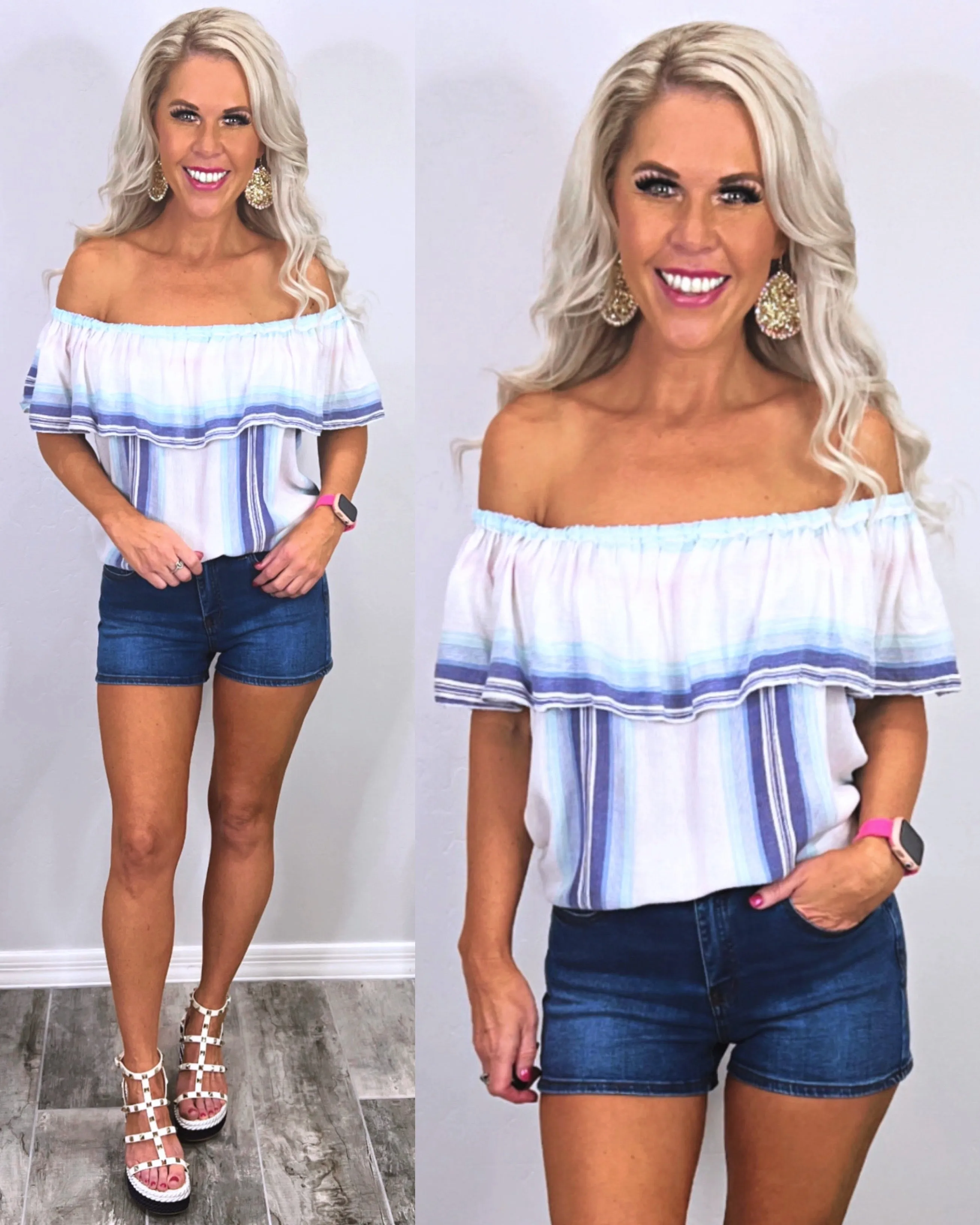 Southern Memories Striped Top