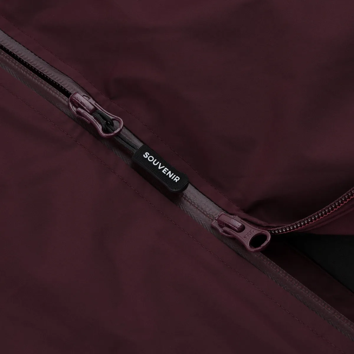 SOUVENIR INSULATED TRACK JACKET OXBLOOD