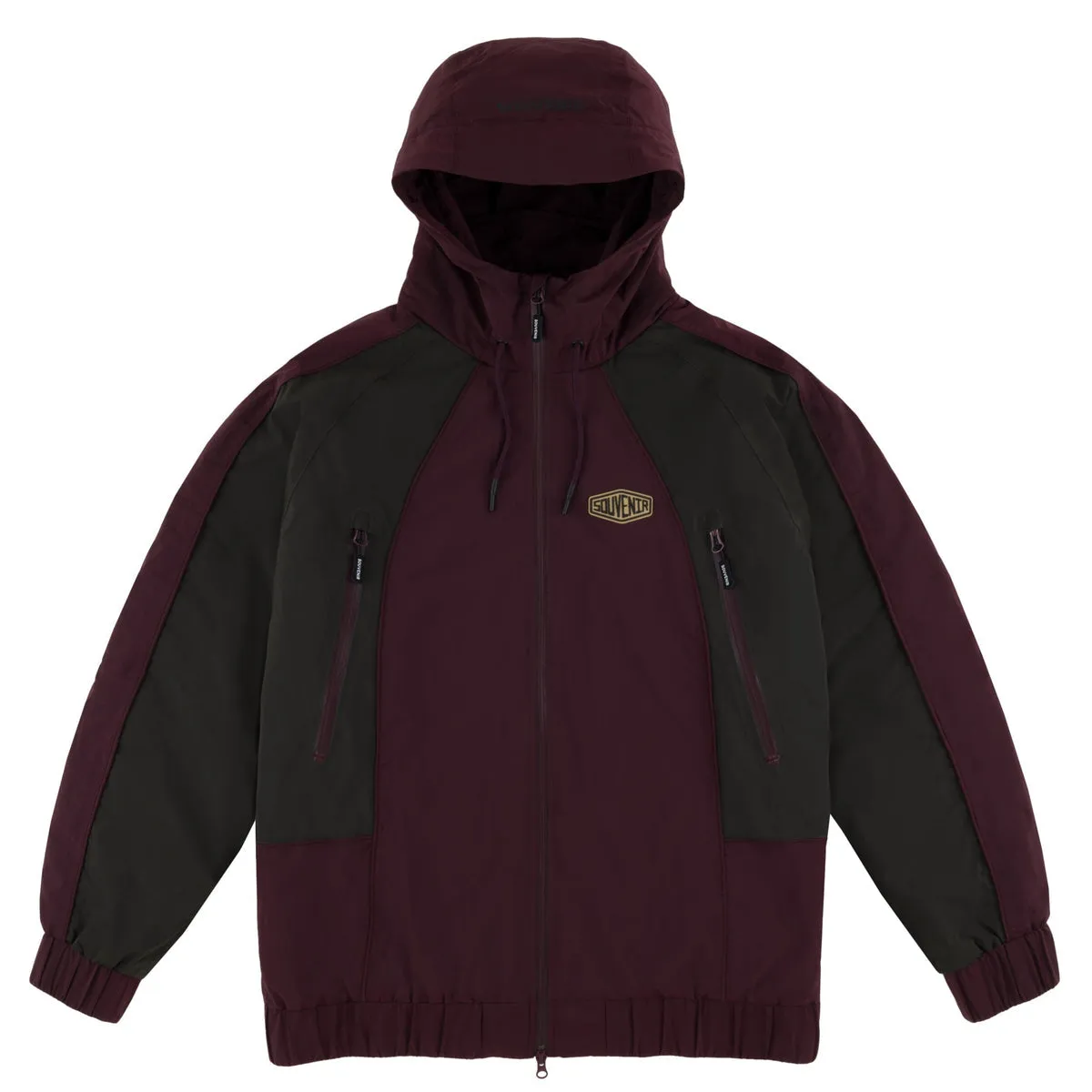 SOUVENIR INSULATED TRACK JACKET OXBLOOD