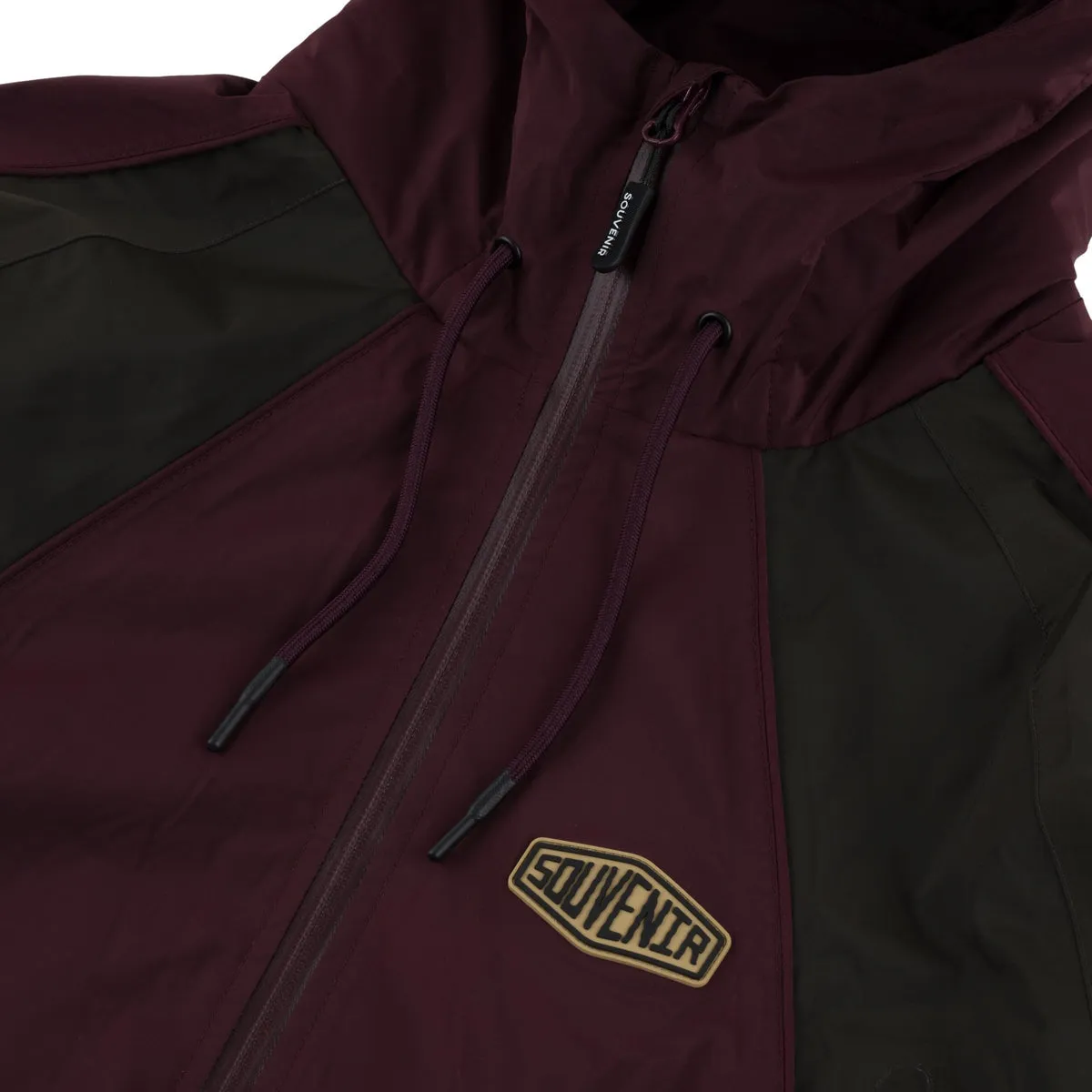 SOUVENIR INSULATED TRACK JACKET OXBLOOD