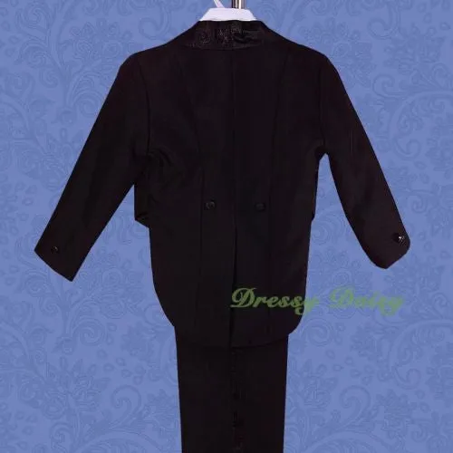 ST001A Boys' 5 Pcs Set Tail Formal Tuxedo Suits Christening Outfit Pageboy Size 9 Months - 8