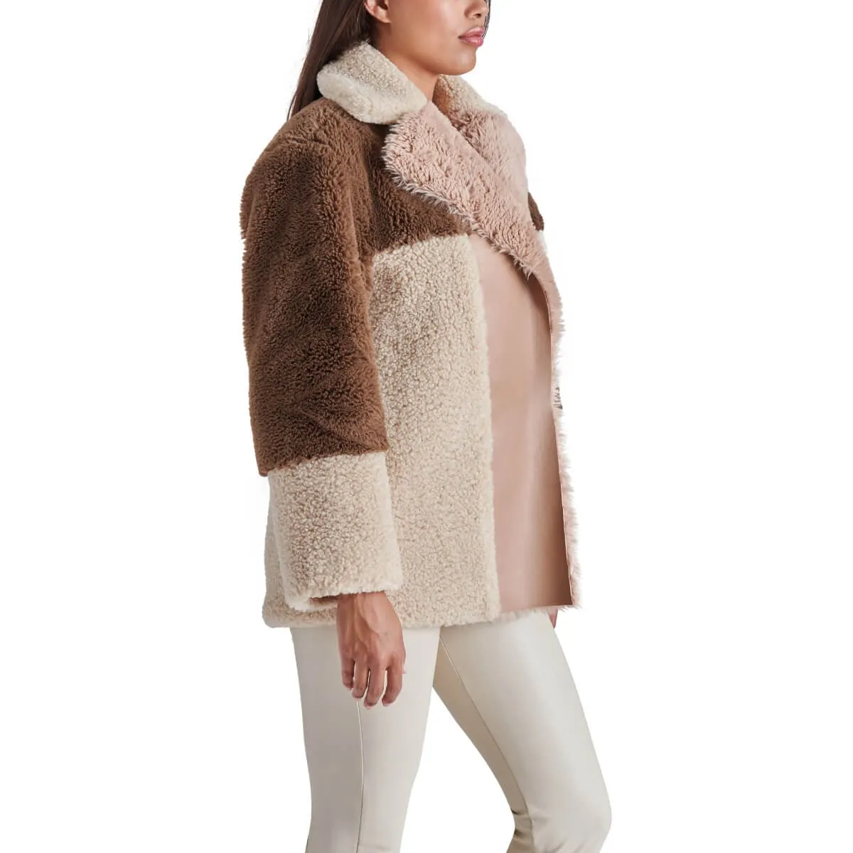 Steve Madden Willow Multi Faux Fur Coat