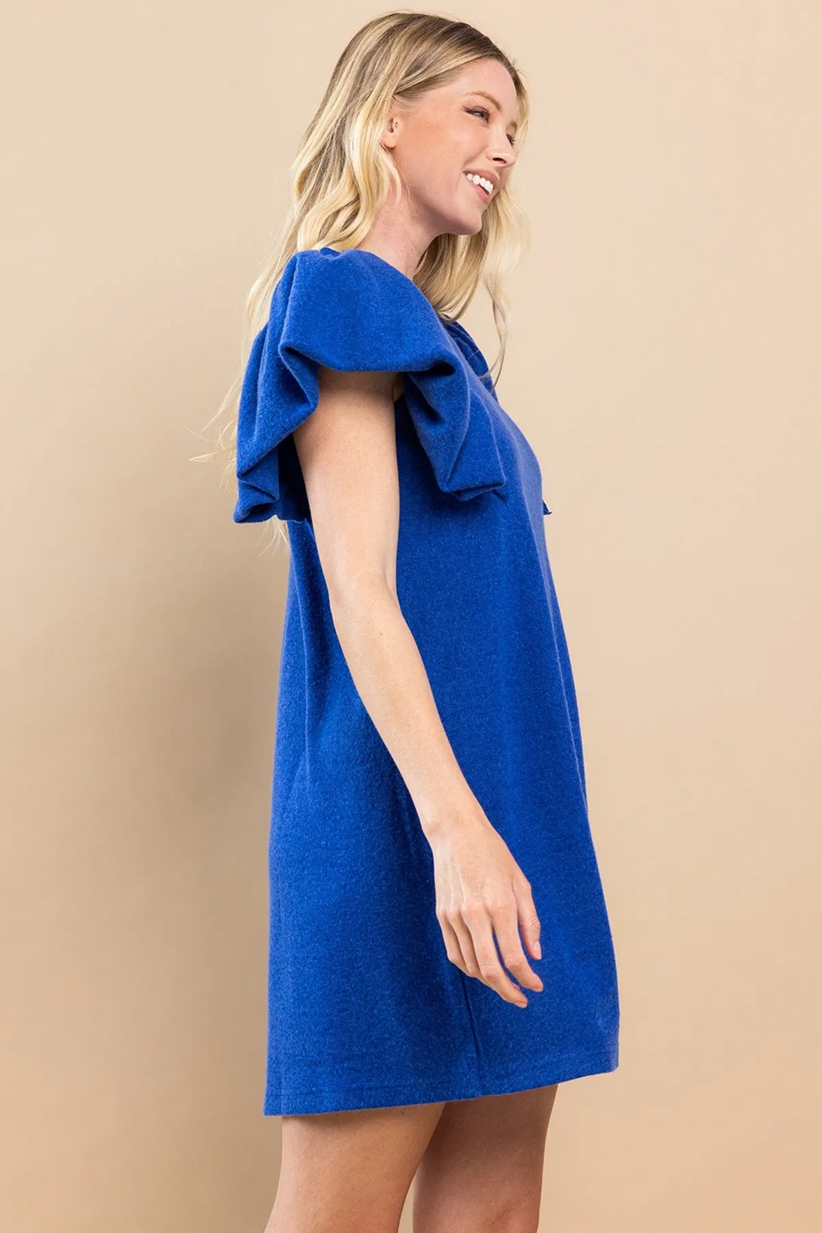 TCEC Royal Blue Sweater Knit Dress