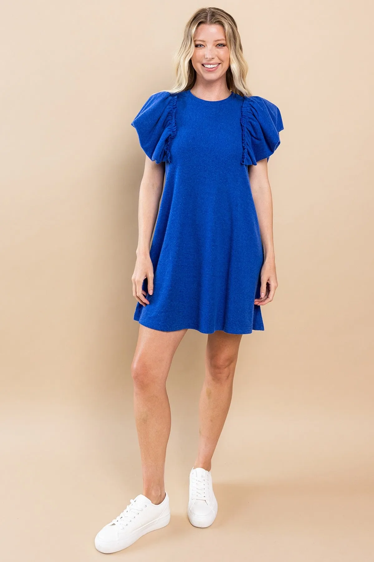 TCEC Royal Blue Sweater Knit Dress