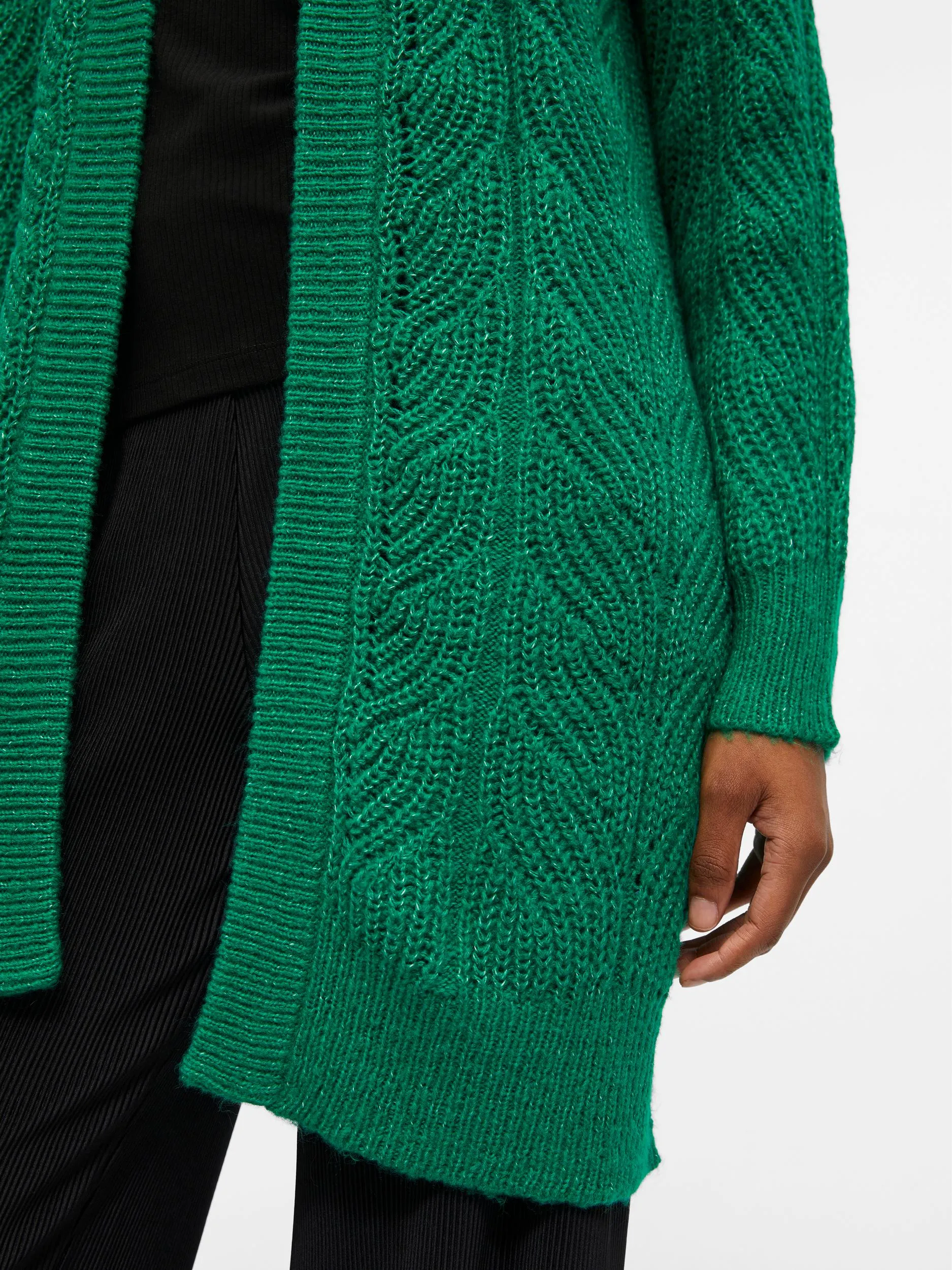 THELMA OPEN KNIT CARDIGAN (LUSH MEADOW)