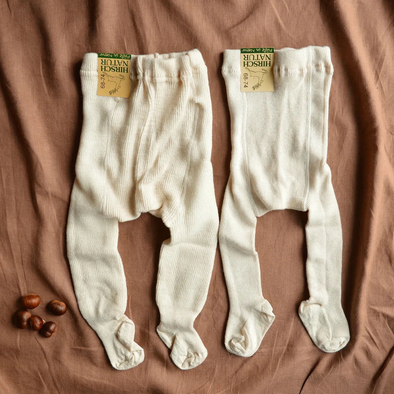 Tights in 50/50 Organic Merino/Cotton (Baby 0-5y) *Returning 2025