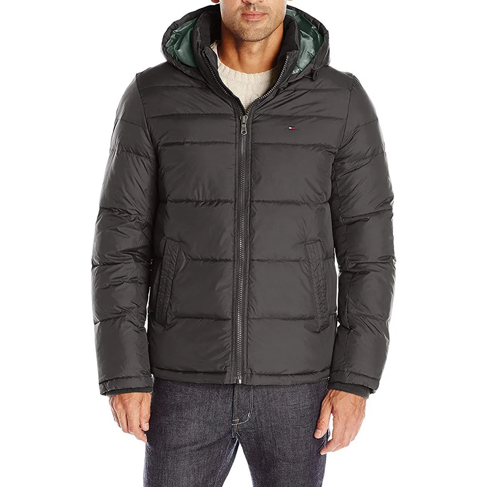 Tommy Hilfiger Men's Ultra Loft Insulated Hooded Puffer Jacket Coat