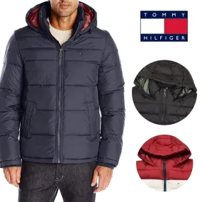 Tommy Hilfiger Men's Ultra Loft Insulated Hooded Puffer Jacket Coat