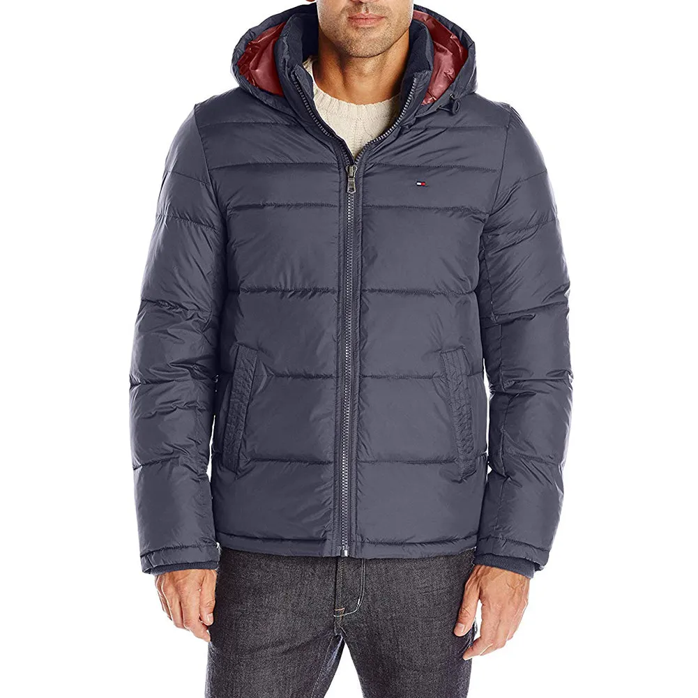 Tommy Hilfiger Men's Ultra Loft Insulated Hooded Puffer Jacket Coat