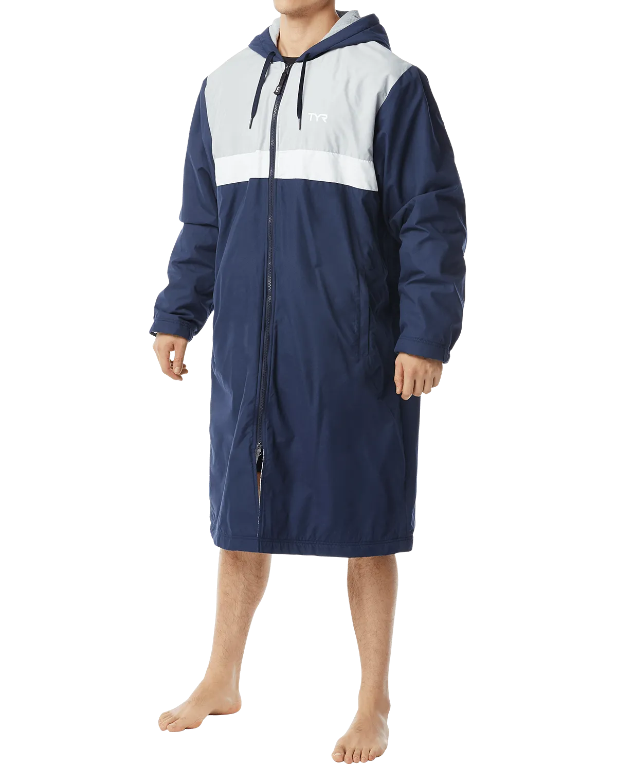 TYR Men's Alliance Podium Parka Navy